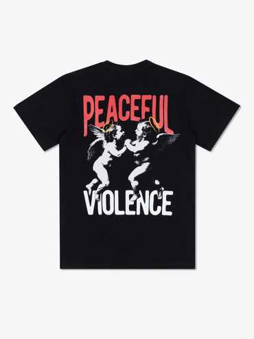 MANTO angels tshirt-black